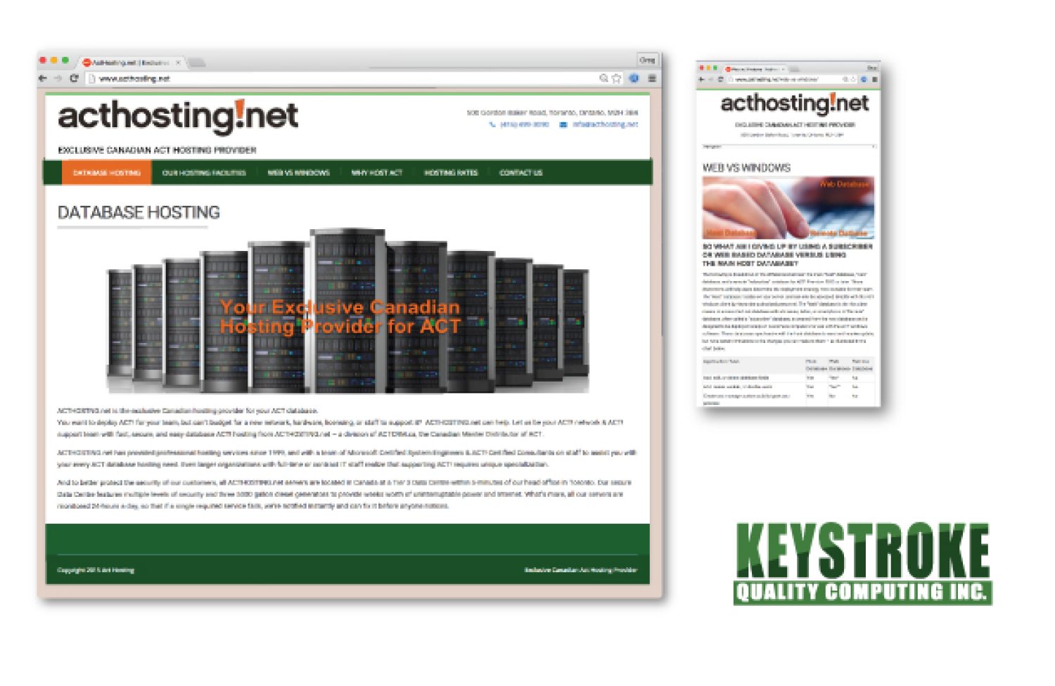 Professional website development oakville ontario