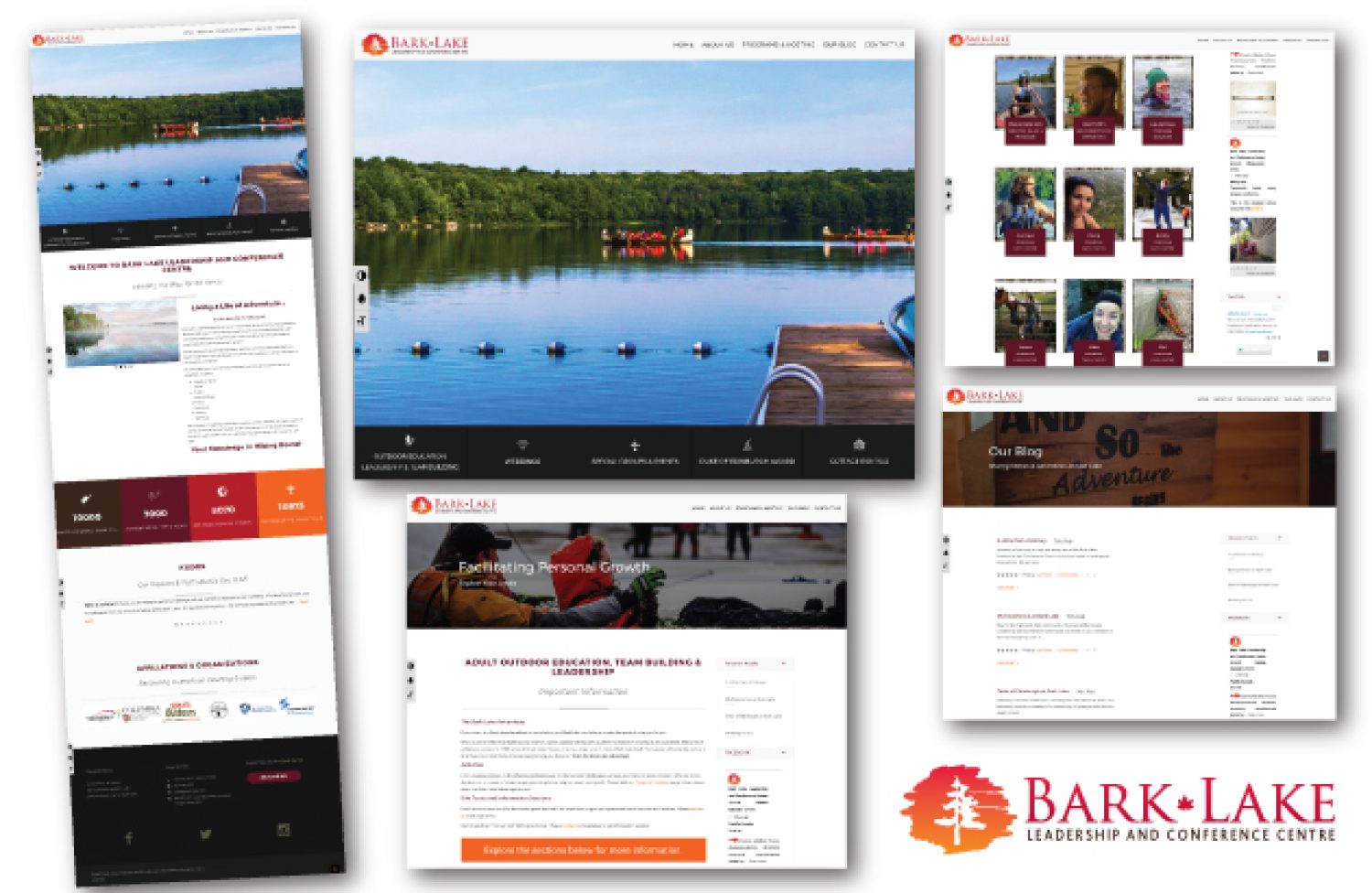 Bark Lake Leadership and Conference Centre Website Development