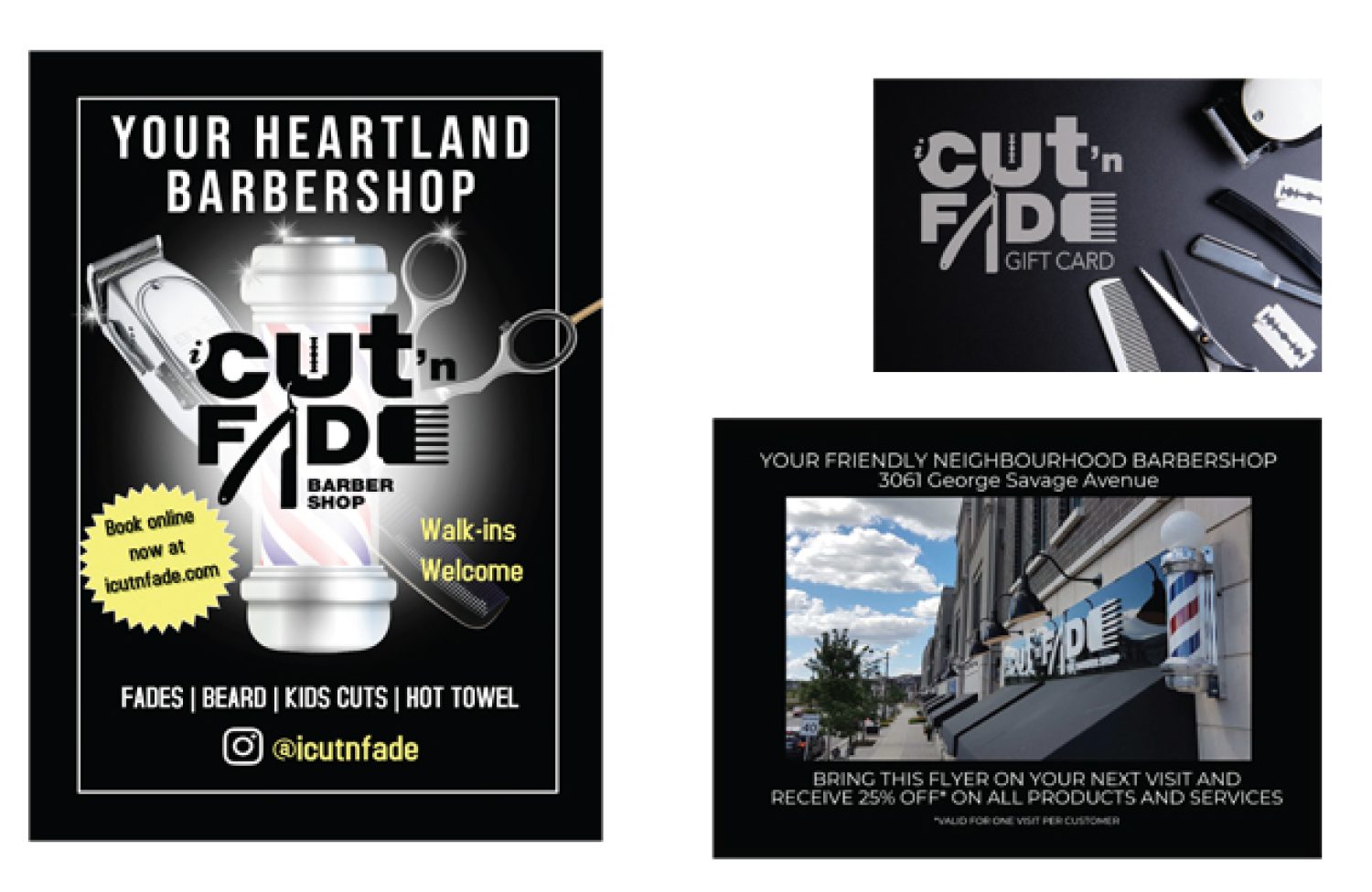 Printing Oakville, Burlington, Hamilton, Binbrook Annex Graphics I Cut 'n Fade Flyers