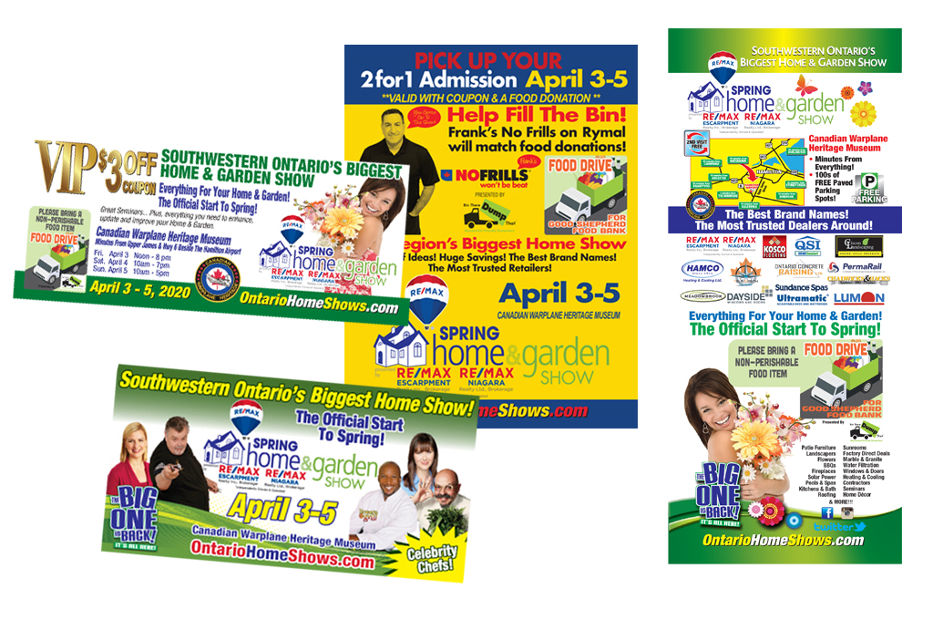 Hamilton Spring Home & Garden Show Marketing Material by Annex Graphics