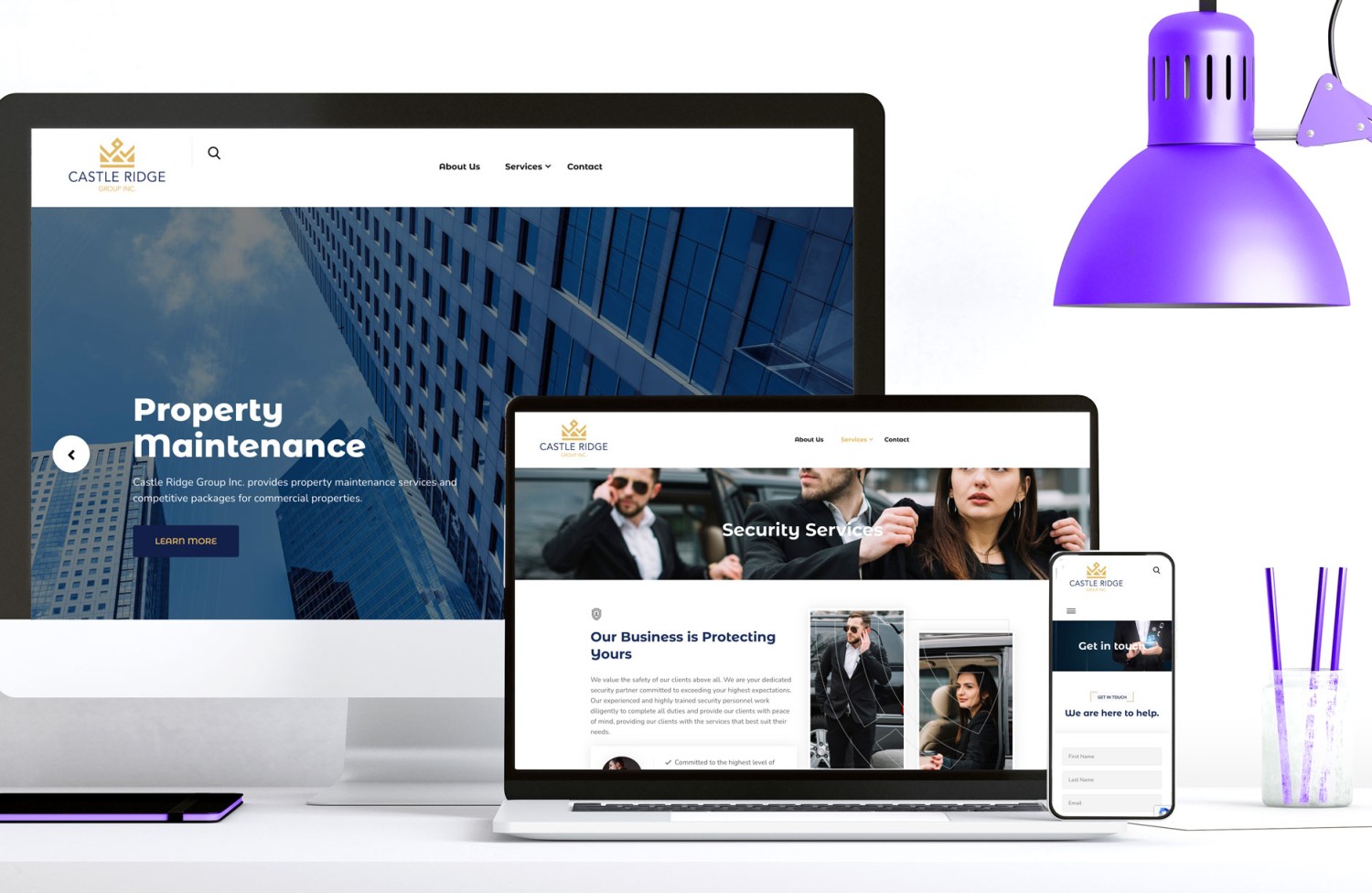 Castle Ridge Group website design