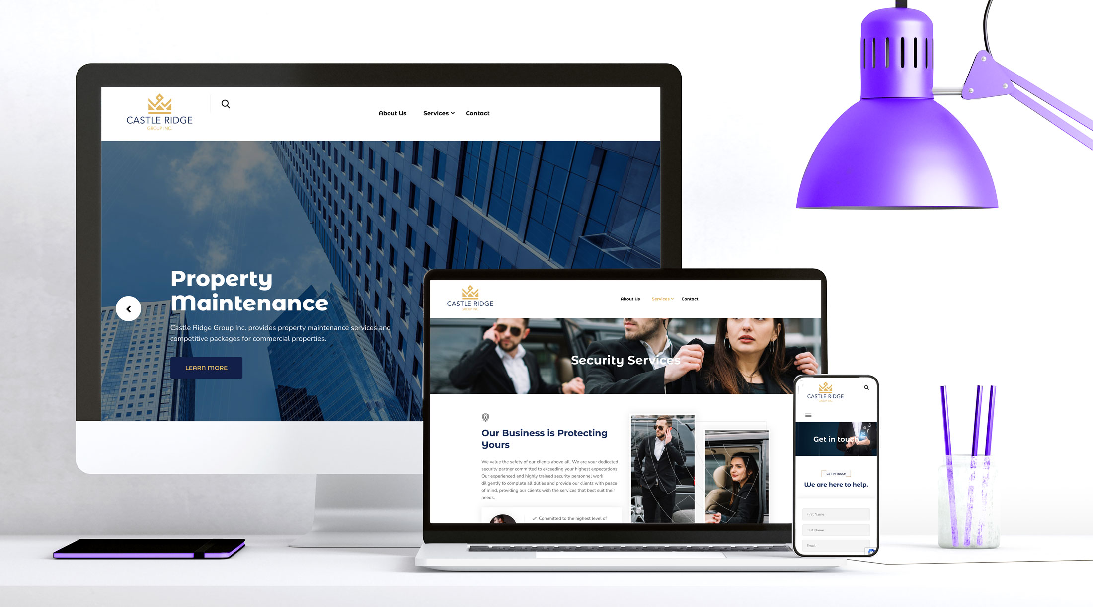 Castle Ridge Group website design