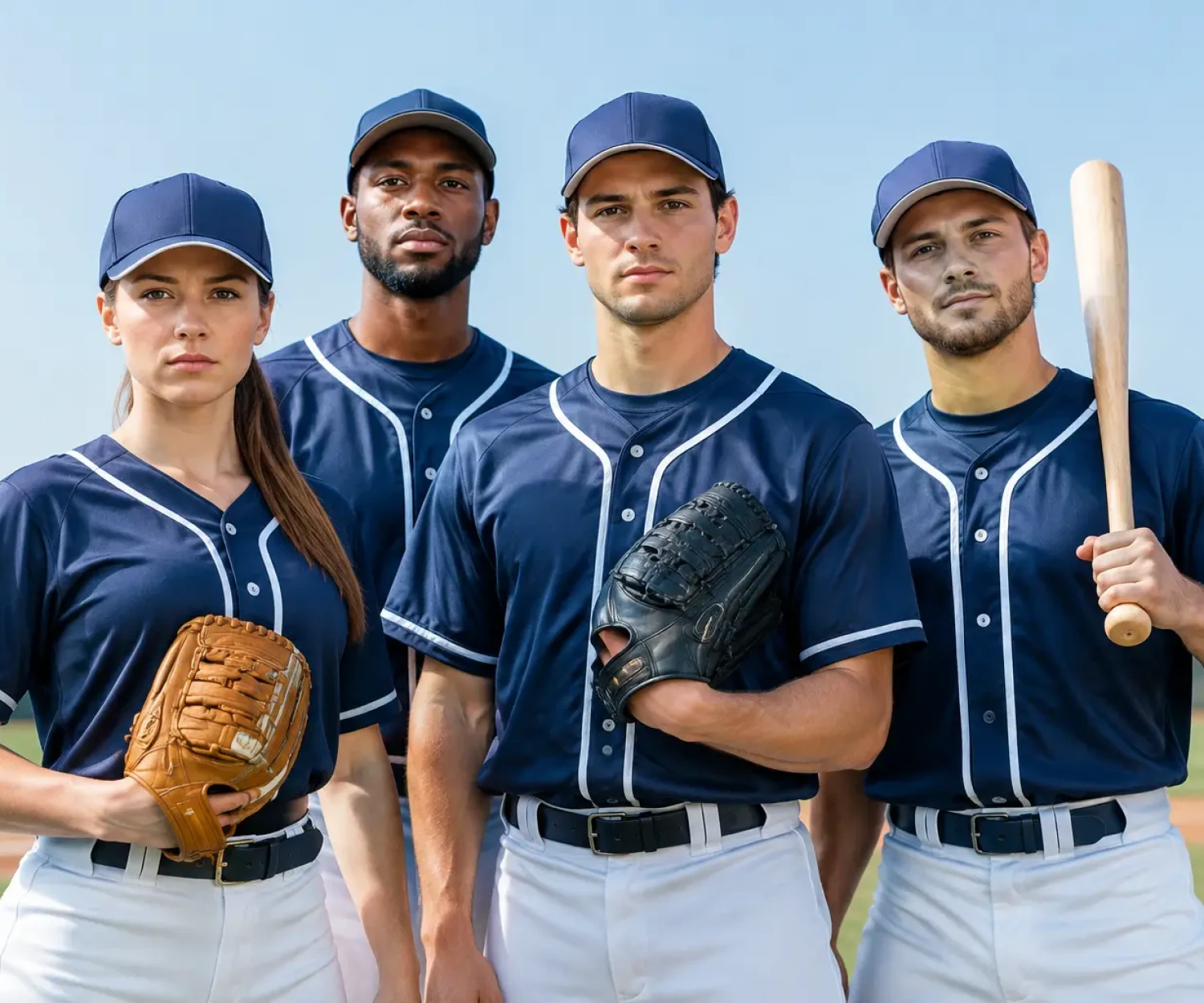 Custom Baseball Team Uniforms That Look Like a Team